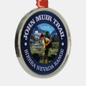 John Muir Trail (Hiker C) Metalen Ornament (Rechts)