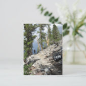 John Muir Trail Hiker - Sierra Nevada Mountains Briefkaart (Staand voorkant)