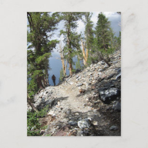 John Muir Trail Hiker - Sierra Nevada Mountains Briefkaart