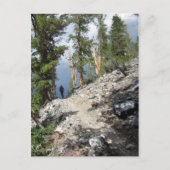John Muir Trail Hiker - Sierra Nevada Mountains Briefkaart (Voorkant)