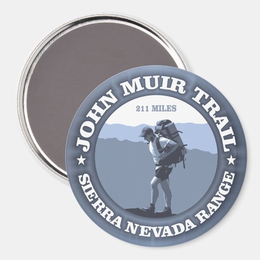 John Muir Trail Magneet (Voorkant / Achterkant)