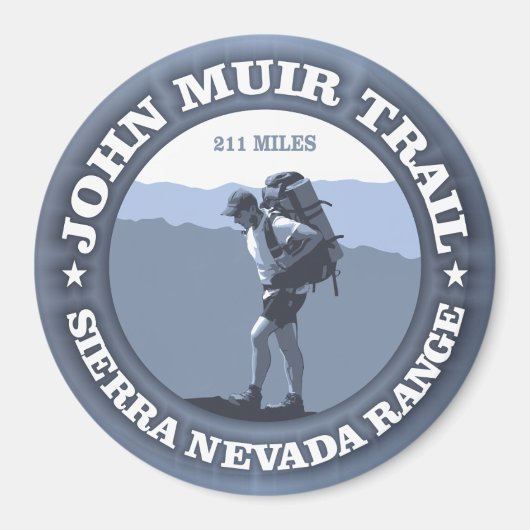 John Muir Trail Magneet (Voorkant)