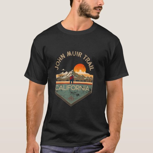 John Muir Trail Retro  Wandelkleding - Sou T-shirt (Voorkant)