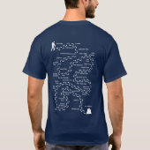 John Muir Trail shirt US - witte afdruk (Achterkant)
