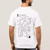 John Muir Trail shirt - zwart gedrukt (Achterkant)