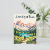 John Muir Trail USA Briefkaart (Staand voorkant)