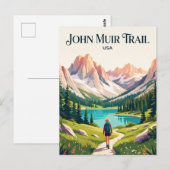 John Muir Trail USA Briefkaart (Voorkant / Achterkant)