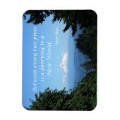 John Muir: "Tussen de twee pijnbomen is een deur" Magneet (Verticaal)