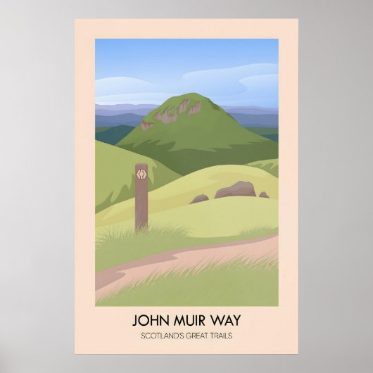 John Muir Way Scotlands Great Trails Poster (Voorkant)