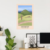 John Muir Way Scotlands Great Trails Poster (Thuiskantoor)
