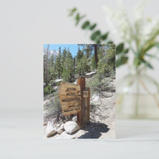 John Muir Wilderness Briefkaart (Staand voorkant)