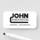 John Name Tag (In situ)