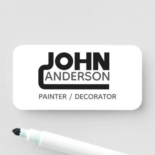 John Name Tag (In situ)