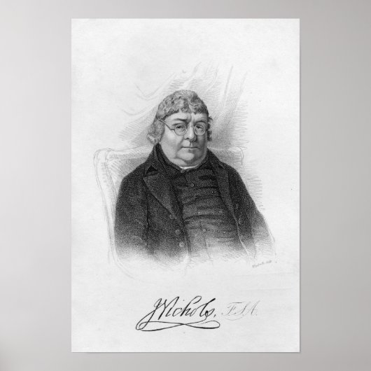 John Nichols, gegraveerd door Woolnoth Poster (Voorkant)