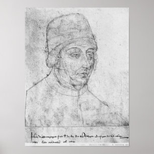 John of Burgundy, bisschop van Cambrai Poster