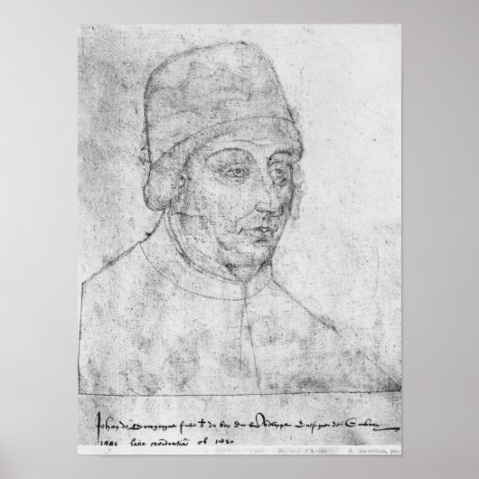 John of Burgundy, bisschop van Cambrai Poster (Voorkant)
