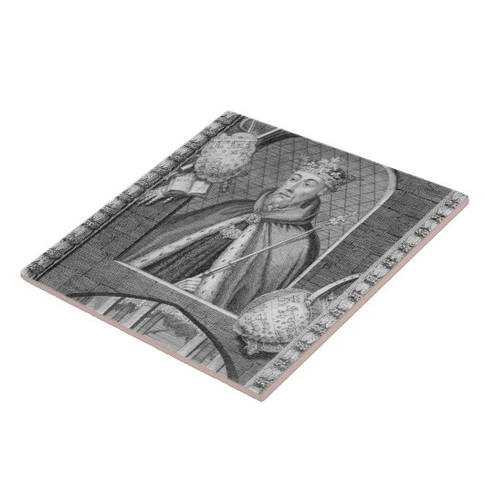 John of Gaunt, Duke of Lancaster (1340-99) na een Tegeltje (Zijkant)