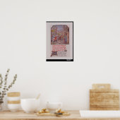 John of Gaunt ontvangen door burgers Poster (Keuken)