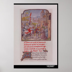 John of Gaunt ontvangen door burgers Poster