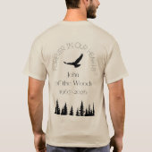John of the Woods- Voor- en Achterkant T-Shirt (Achterkant)
