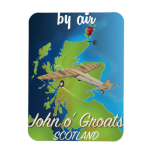 John O'Groats Schotland vintage stijl poster Magneet