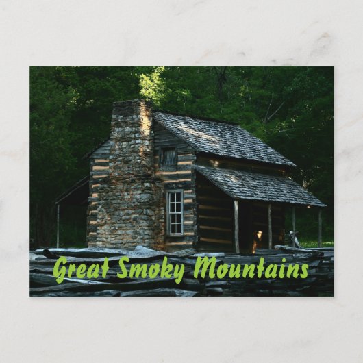 John Oliver Cabin - Great Smoky Mountains Briefkaart (Voorkant)