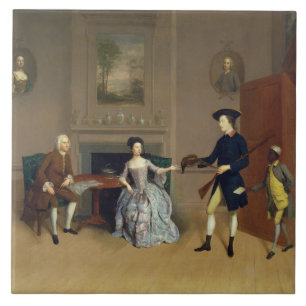 John Orde, met zijn vrouw Anne en zijn oudste zoon Tegeltje