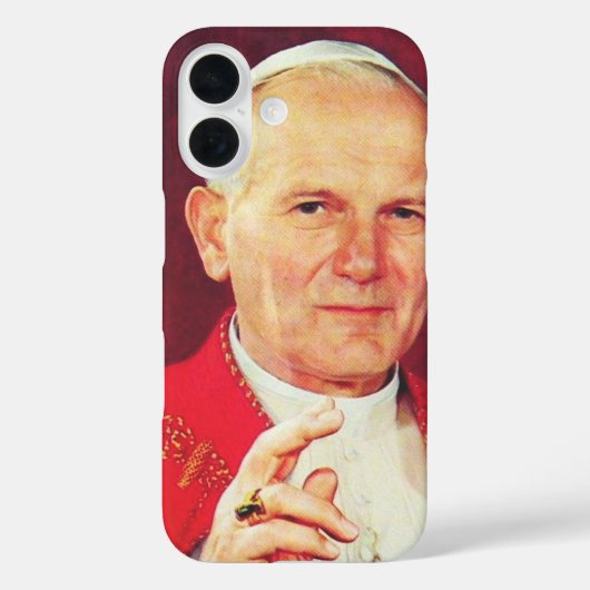 John Paul II Bishop van Rome Case-Mate iPhone Case (Achterkant)