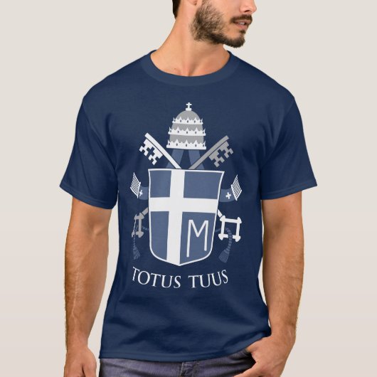 John Paul II Coat of Arms T-shirt (Voorkant)