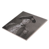 John Paul Jones (1747-92), gegraveerd door James B Tegeltje (Zijkant)