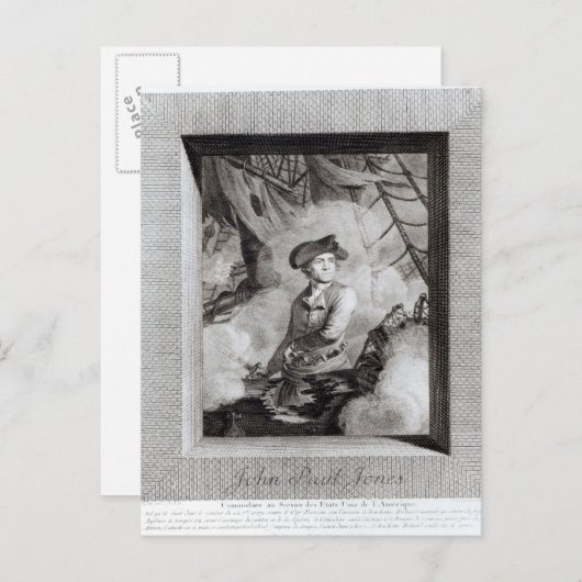 John Paul Jones Briefkaart (Voorkant / Achterkant)