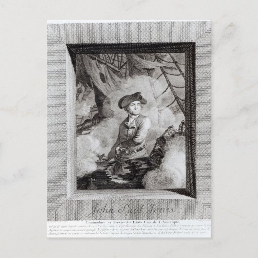 John Paul Jones Briefkaart (Voorkant)