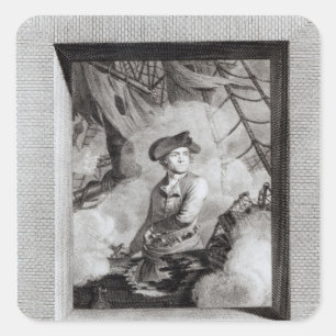 John Paul Jones Vierkante Sticker