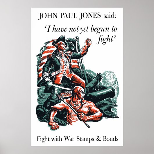 John Paul Jones WW2 Poster (Voorkant)