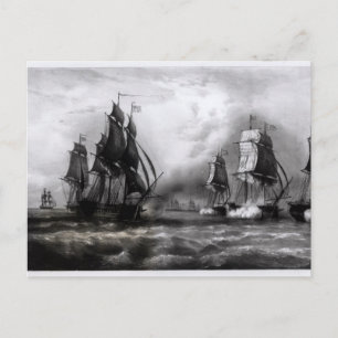 John Paul Jones's 'Ranger' Ship, 1793 Briefkaart