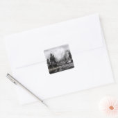 John Paul Jones's 'Ranger' Ship, 1793 Vierkante Sticker (Envelop)