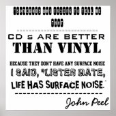 John Peel Quotes Poster! Poster (Voorkant)