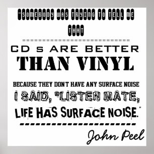 John Peel Quotes Poster! Poster