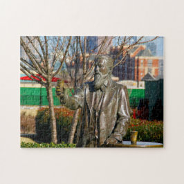 John Pemberton-standbeeld Georgia. Legpuzzel