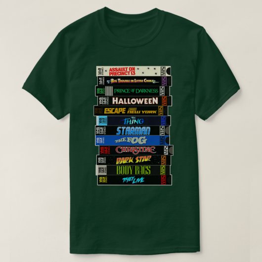 John penter VHS Stack T-shirt (Design voorkant)