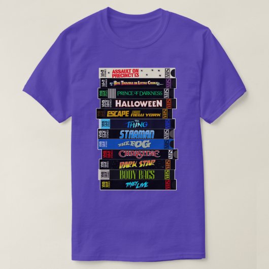 John penter VHS Stack T-shirt (Design voorkant)