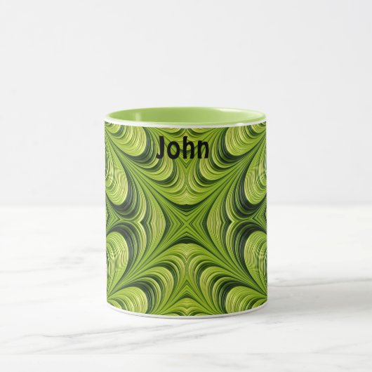 JOHN ~ Persoonlijke mok ~ zeldzaam ongewoon (Midden)