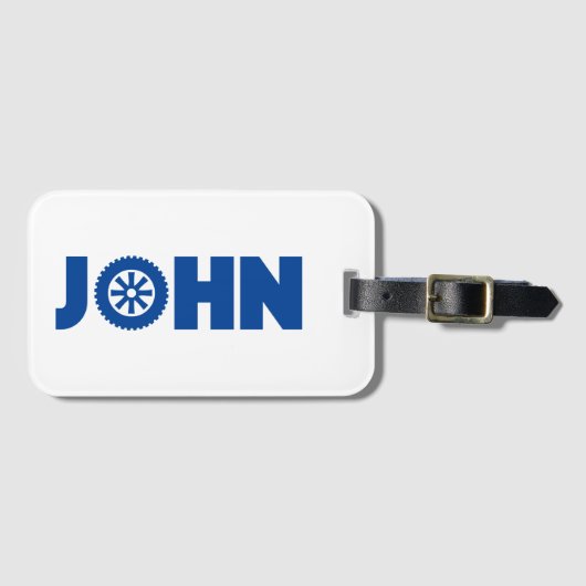 John Petrol Head Bagagelabel (Voorkant (horizontaal))