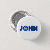 John Petrol Head Ronde Button 3,2 Cm (Voorkant /achterkant)