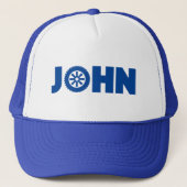 John Petrol Head Trucker Hat Trucker Pet (Voorkant)