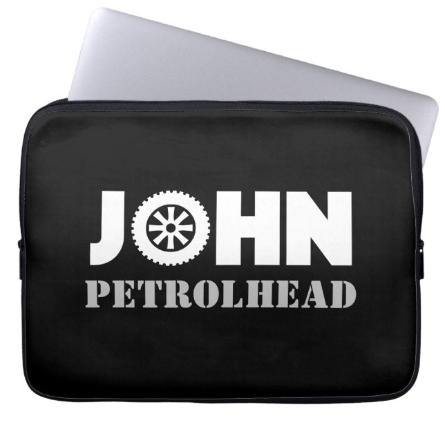 John Petrolhead Laptop Sleeve (Voorkant)
