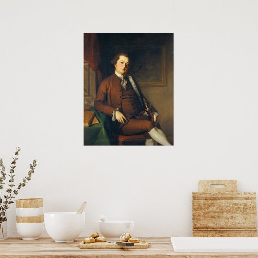 John Philip de Haas, Charles Peale Fine Art Poster (Keuken)