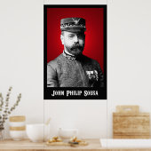 John Philip Sousa 36 x 24 Poster (Keuken)