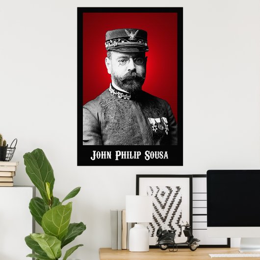 John Philip Sousa 36 x 24 Poster (Thuiskantoor)