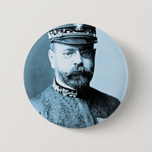 John Philip Sousa Portrait Ronde Button 5,7 Cm (Voorkant)